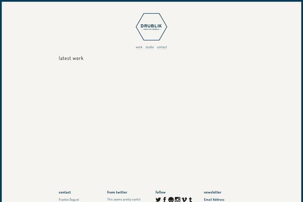 Crush theme site design template sample
