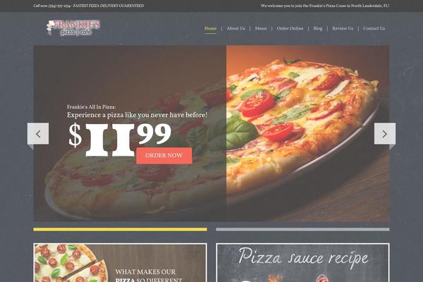 frankiespizzadelivery.com site used Therestaurant3