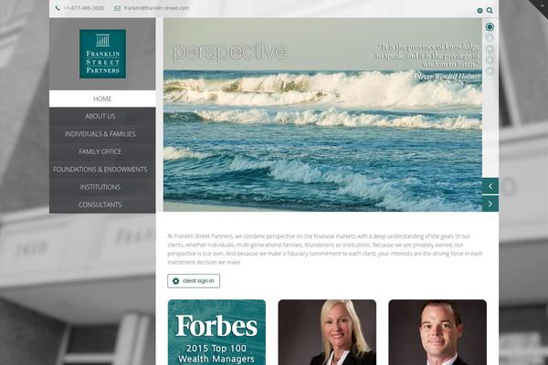 Vertikal theme site design template sample