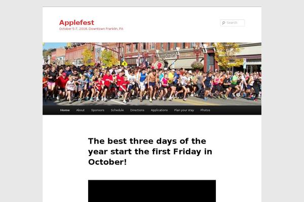 Twenty Eleven theme site design template sample