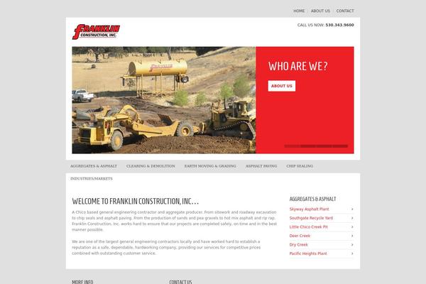franklinconstruction.com site used Big Company