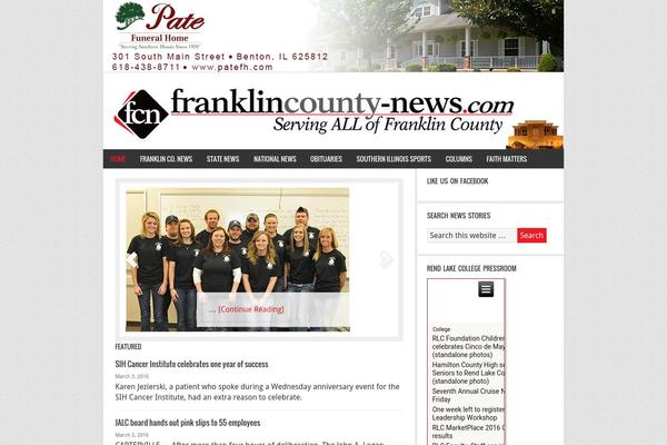 News theme site design template sample