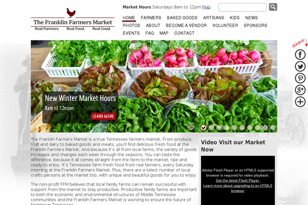 franklinfarmersmarket.com site used Ffm