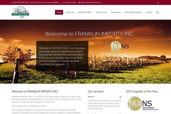 The7 theme site design template sample