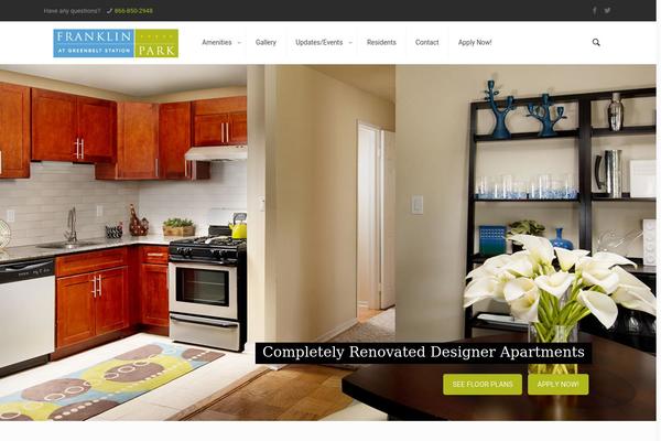 Salient theme site design template sample