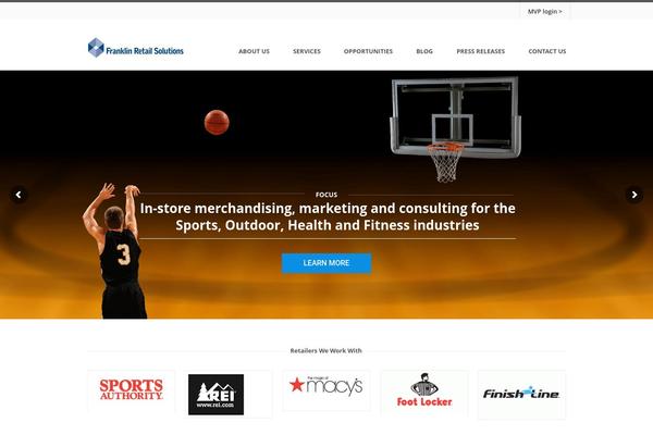 Trinity theme site design template sample
