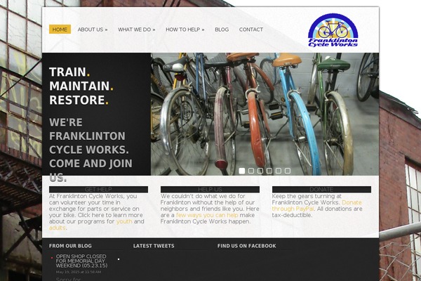 franklintoncycleworks.org site used Humble