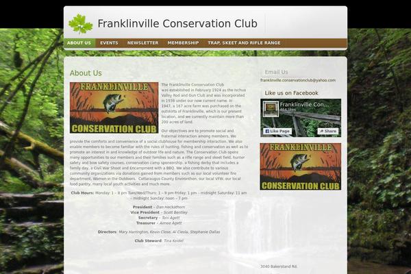 franklinvilleconservationclub.com site used NatureFox
