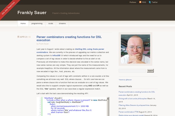 Site using Auto SyntaxHighlighter plugin