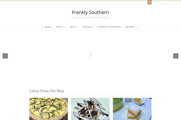 Food & Cook theme site design template sample