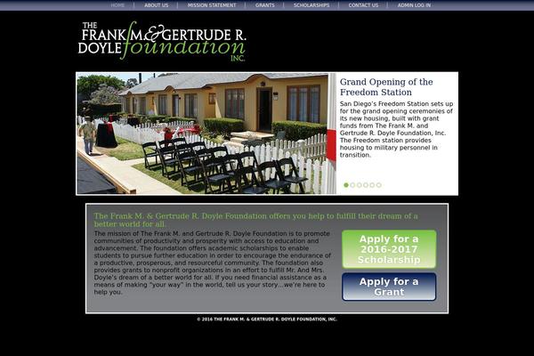 Doyle theme site design template sample