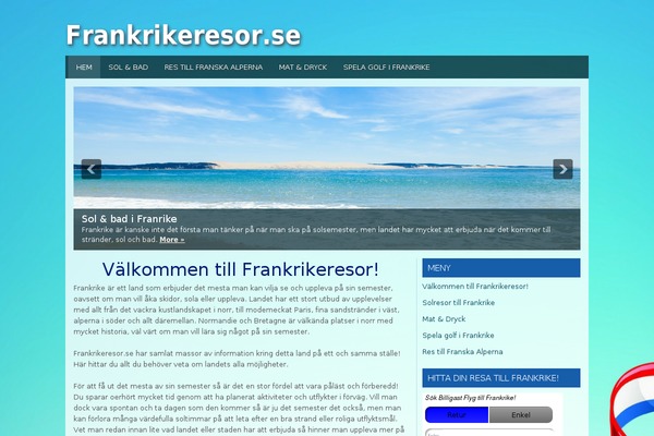iTravel theme site design template sample