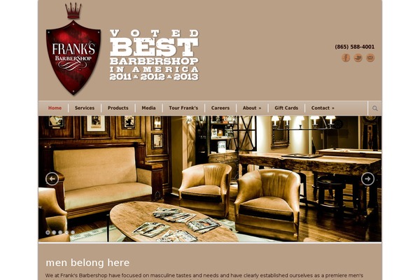 Modernize theme site design template sample