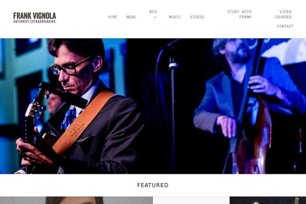 Muzak theme site design template sample