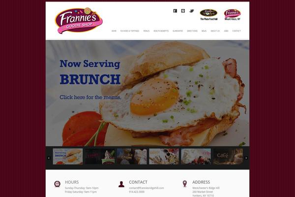 Catalyst theme site design template sample