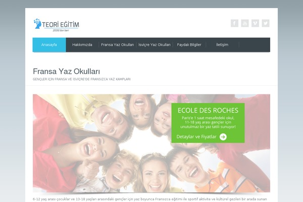 Increase theme site design template sample