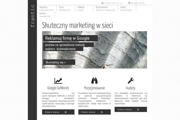 frantic.com.pl site used Mygen