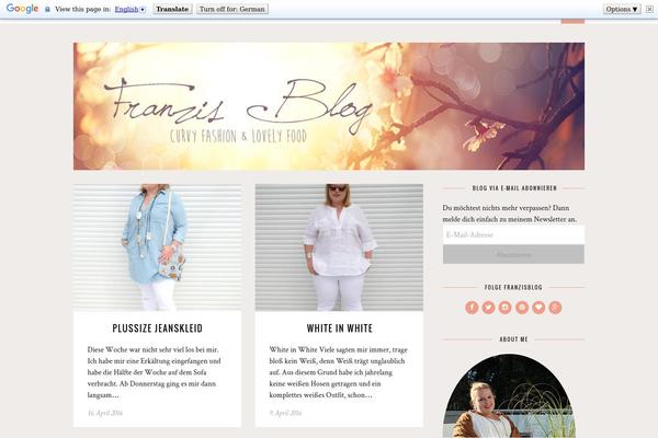 Florence theme site design template sample