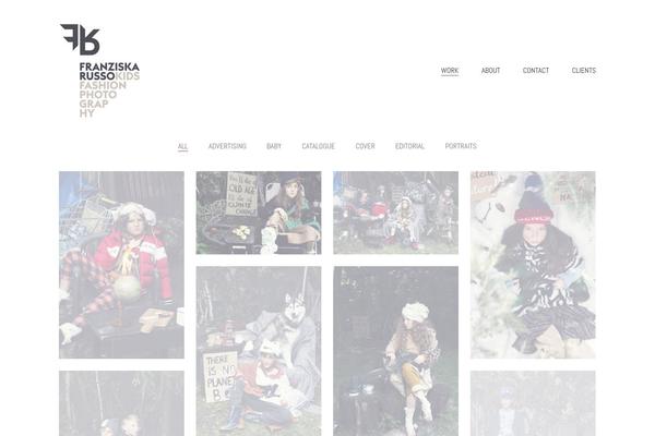 Kalium theme site design template sample