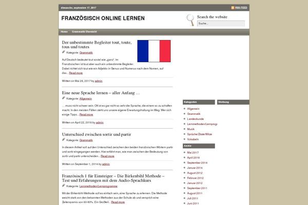 Tiny Framework theme site design template sample