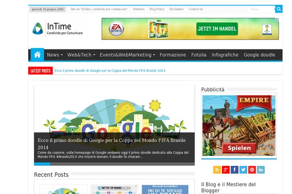 Site using Td-newsletter plugin