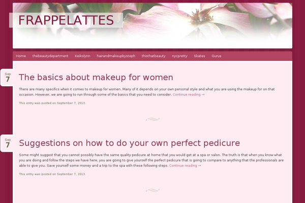 Bouquet theme site design template sample