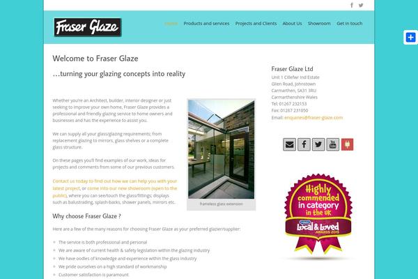 Intuition theme site design template sample