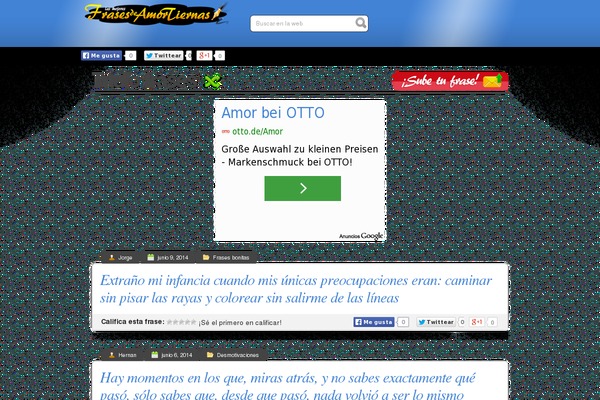 frasesdeamortiernas.com site used Fraseando