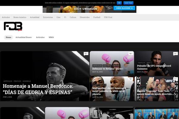 Duena theme site design template sample