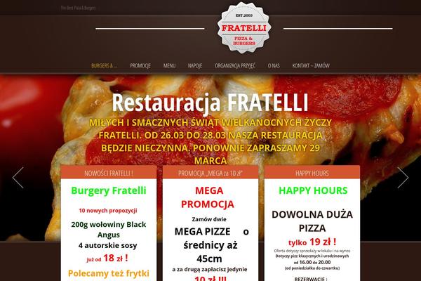 Linguini theme site design template sample