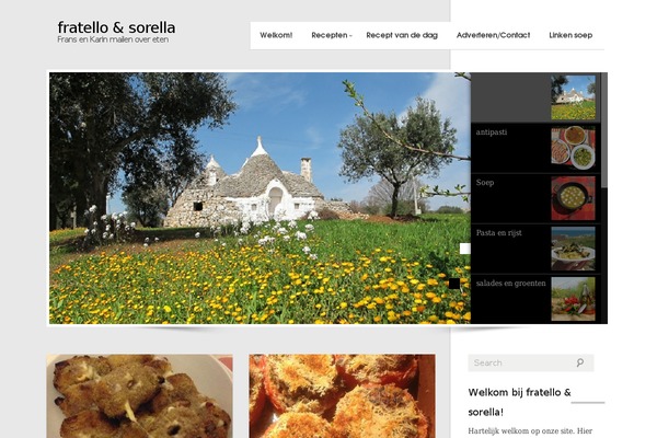 CookingPress theme site design template sample