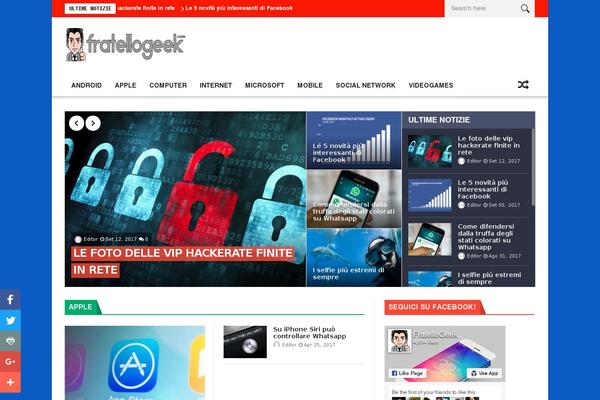 NanoMag theme site design template sample