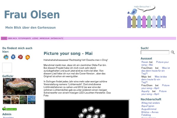 Site using Alpine PhotoTile for Flickr plugin