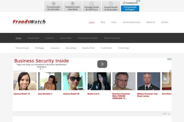 Zeen theme site design template sample