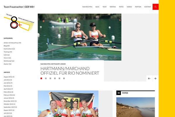 Twentyfourteen Child theme site design template sample