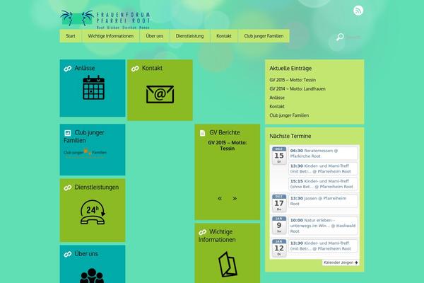Metro theme site design template sample