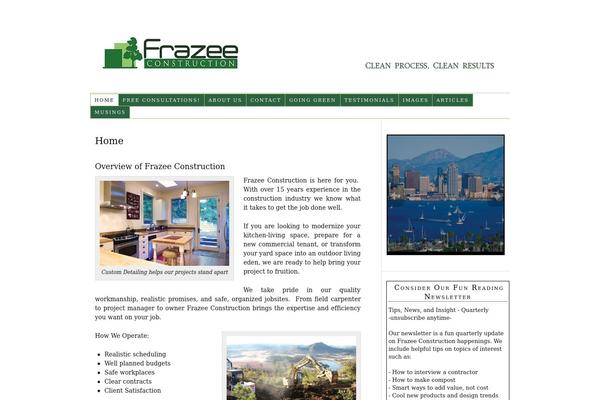 Thesis 1.6 theme site design template sample