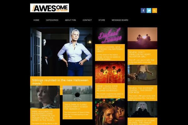 Surfarama theme site design template sample