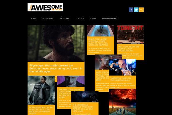 Surfarama theme site design template sample