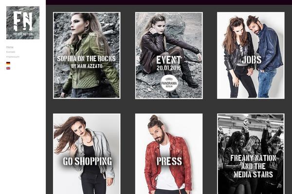 Skylab theme site design template sample