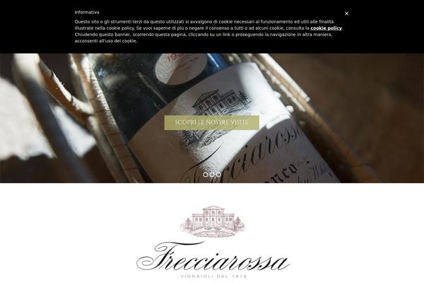 Vino theme site design template sample