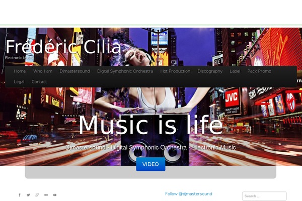Selfie theme site design template sample