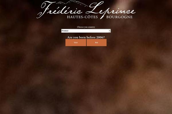 Aperitif theme site design template sample