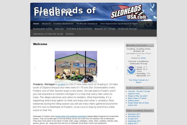 Site using NOAA Weather plugin