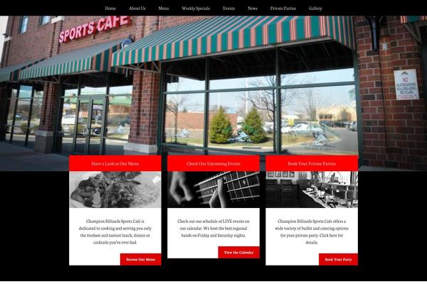 Espresso theme site design template sample