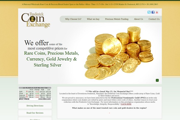 frederickcoinexchange.com site used Fce