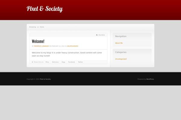 News theme site design template sample