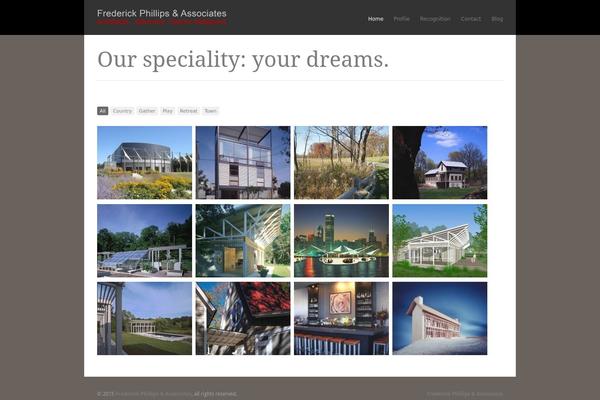 Reveal theme site design template sample