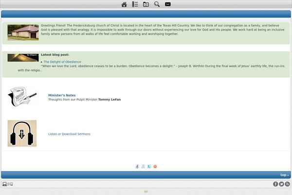 fredericksburgchurchofchrist.com site used Mtheme-unus
