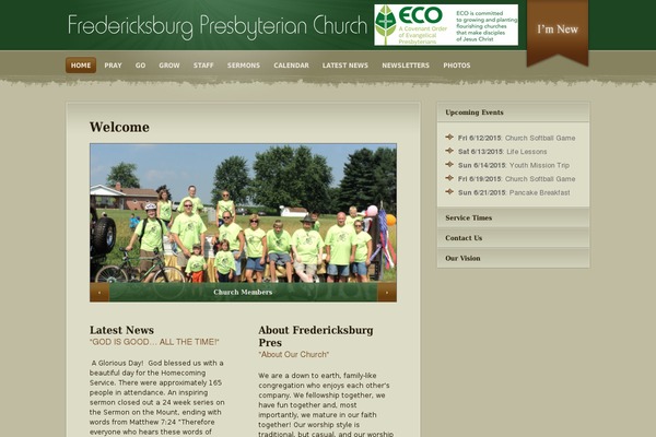 Wpchurch theme site design template sample